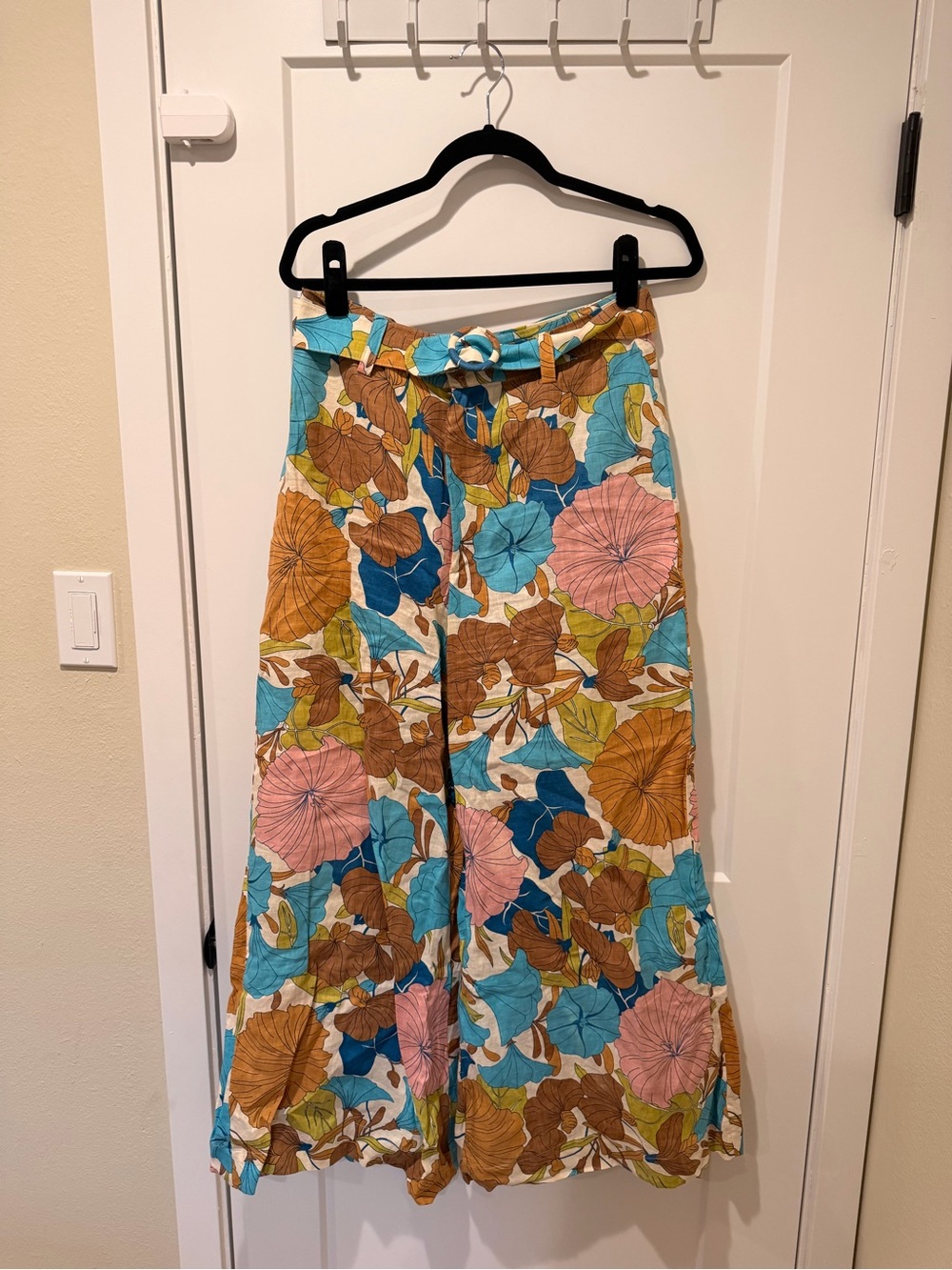 Faithful the Brand Wide Leg Floral Print Pants